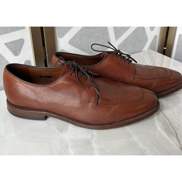 Allen Edmond‎ Oxford Shoes Mens 9.5D Delray Split Toe Lace Up Brown Vintage Allen Edmonds Delray Men main image 2
